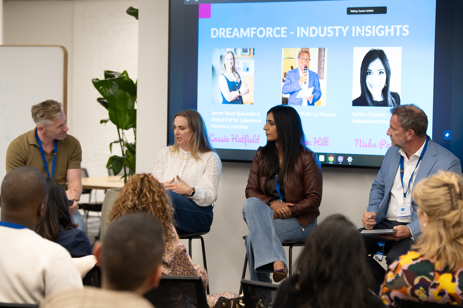 A panel discussion with Salesforce professionals